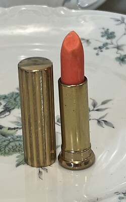 VINTAGE COLLECTIBLE ORIGINAL COTY CREMESTICK  GOLD TUBE  LIPSTICK  BLUSH FIRE