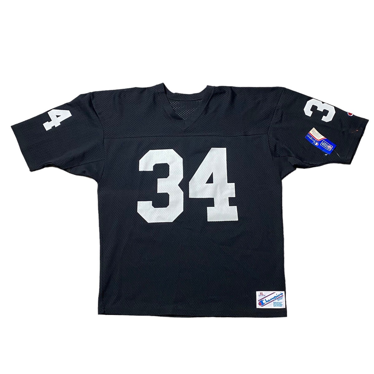 Vintage 90's Champion Oakland Raiders #34 NFL Football Jersey NWT
