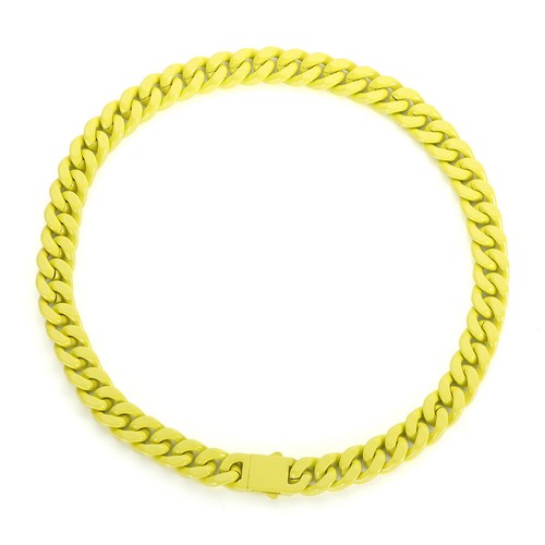 Collar Hip-hop Hombre Acero Inoxidable Exquisito Cadena Cubana Collar de Moda - Imagen 19 de 23