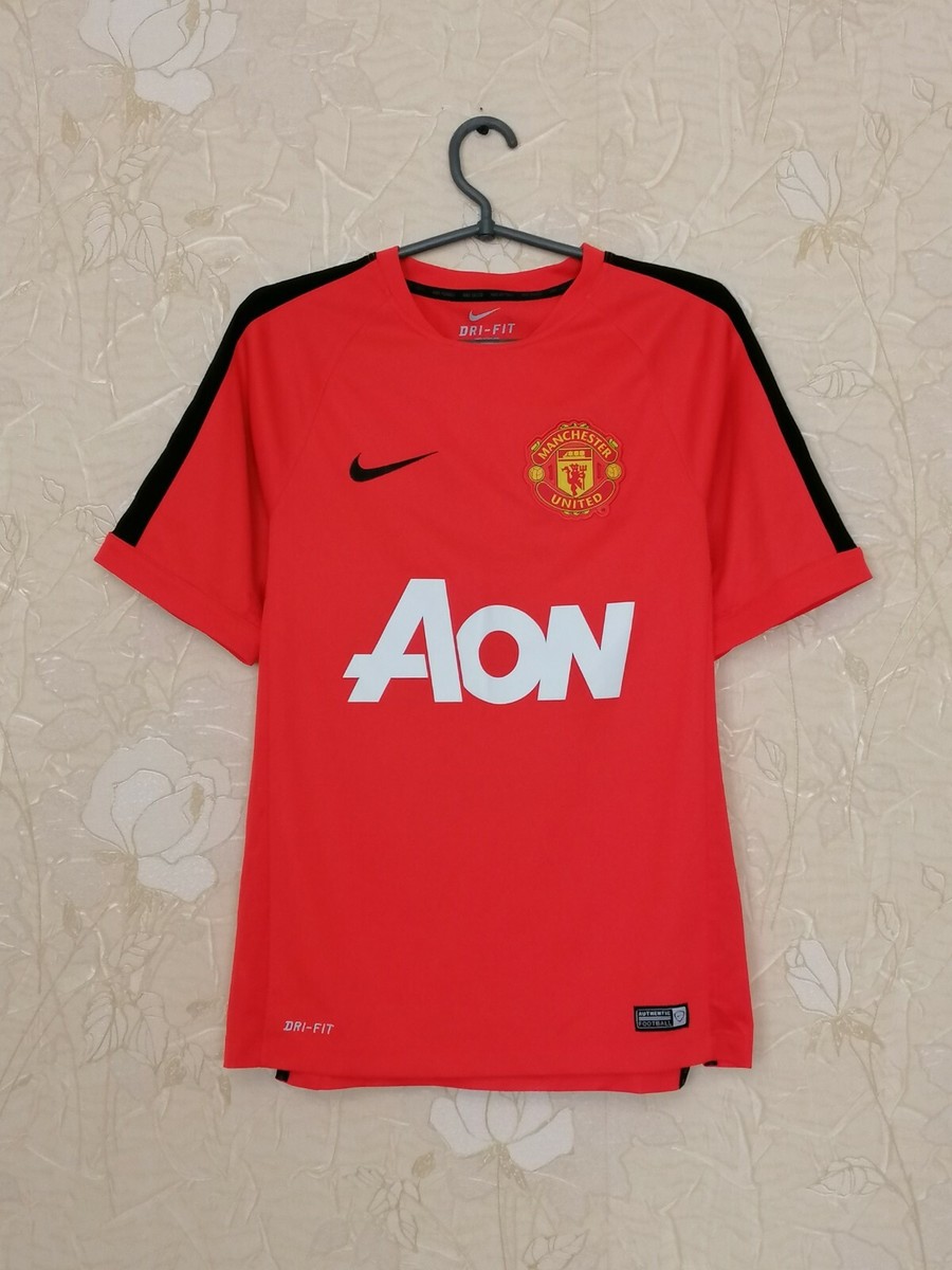 Manchester United 2014 training football shirt jersey Nike size S