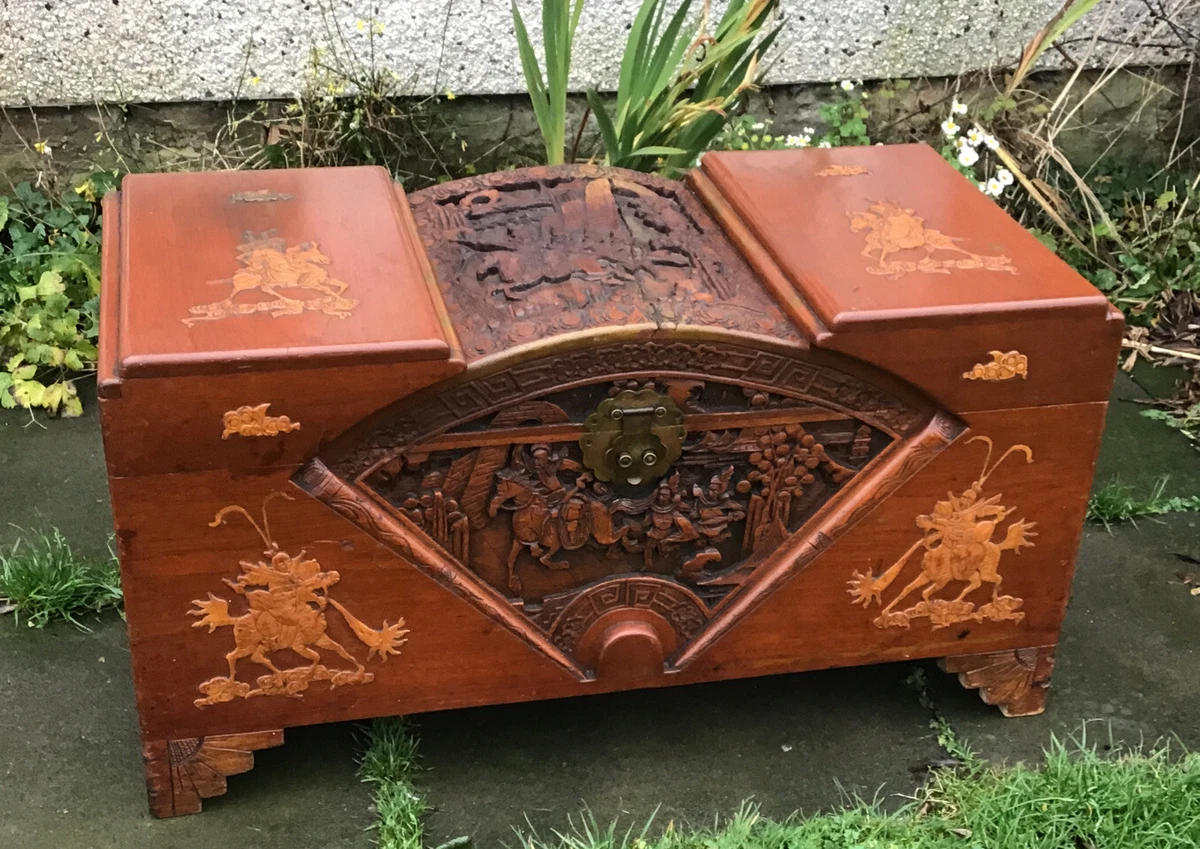 Chinese wooden chest deals