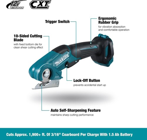 Multicortador recargable Makita 10,8 V CP100DZ cuerpo solo enviado desde Japón - Imagen 2 de 7