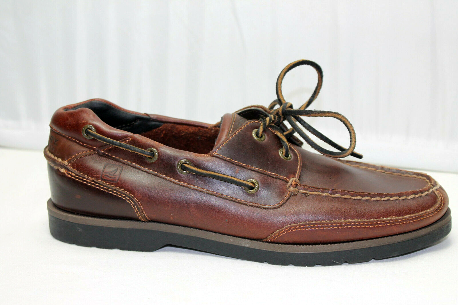 Mens Sperry Top-Siders Brown Leather 