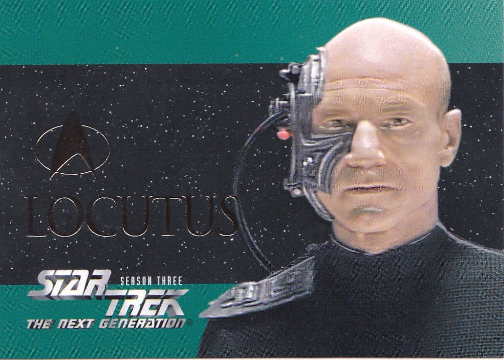 スタートレック　Locutus 1995 Star Trek The Next Generation Season Three Embossed