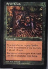Spider Climb - Visions: #120, Magic: The Gathering Lp R112