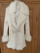 Hingucker  Extravagant Damen Mantel Kunstfell...