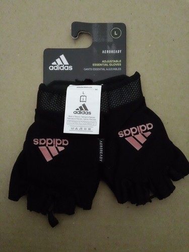 New Women's Size Large Adidas Aeroready Workout Training Fitness Gloves