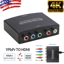 YPbPR Component Video & Stereo Audio to HDMI Converter Adapter for DVD PS3 Xbox