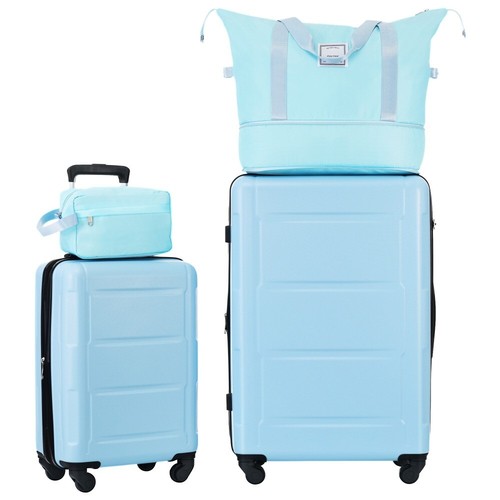 2 Piece Luggage Set Bags Expanable Spinner Wheels Suitcase with TSA Lock 20+28in