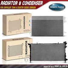 Radiator & AC Condenser Cooling Kit for Chrysler Town & Country Dodge Caravan