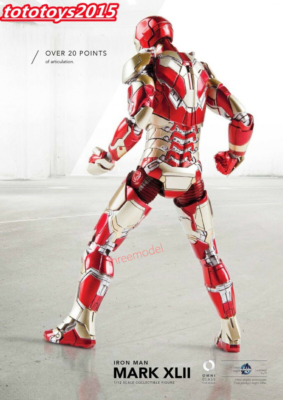 Comicave MK42 アイアンマン マーク42 1/12 スケール Comicave Studios 1/12 MK42 Iron Man Mark XLII Without Sofa