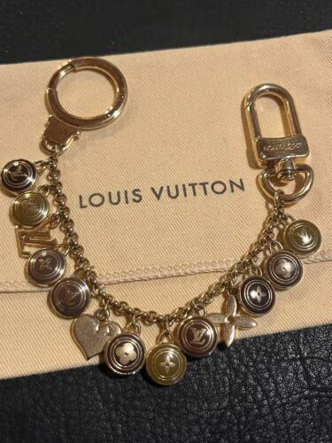 LOUIS VUITTON Bag charm Key chain holder ring AUT… - image 1