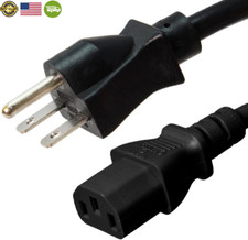 NEMA 6-15P to C13 Power Cord 15A/250V, 14/3 AWG Iron Box # IBX-4933 6 ft Molded