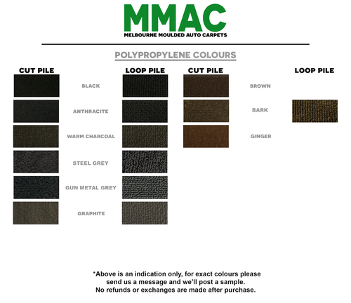 MOULDED CAR CARPET FITS (G23) HOLDEN EJ EH (MANUAL) FRONT & REAR + U/LAY 62-64 - Picture 8 of 24