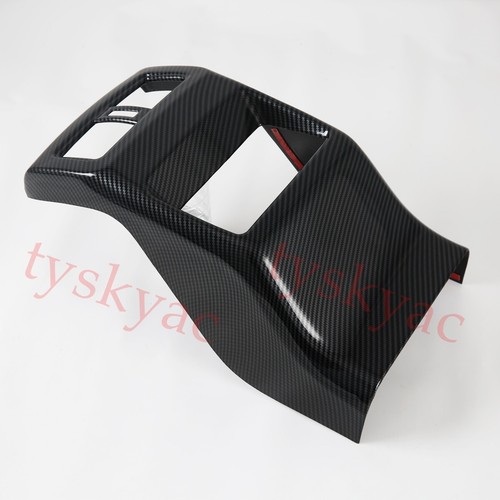 Rear Air Condition Vent Outlet Frame Cover Trim For Rogue 2021-2024 Carbon Fiber - Picture 6 of 8