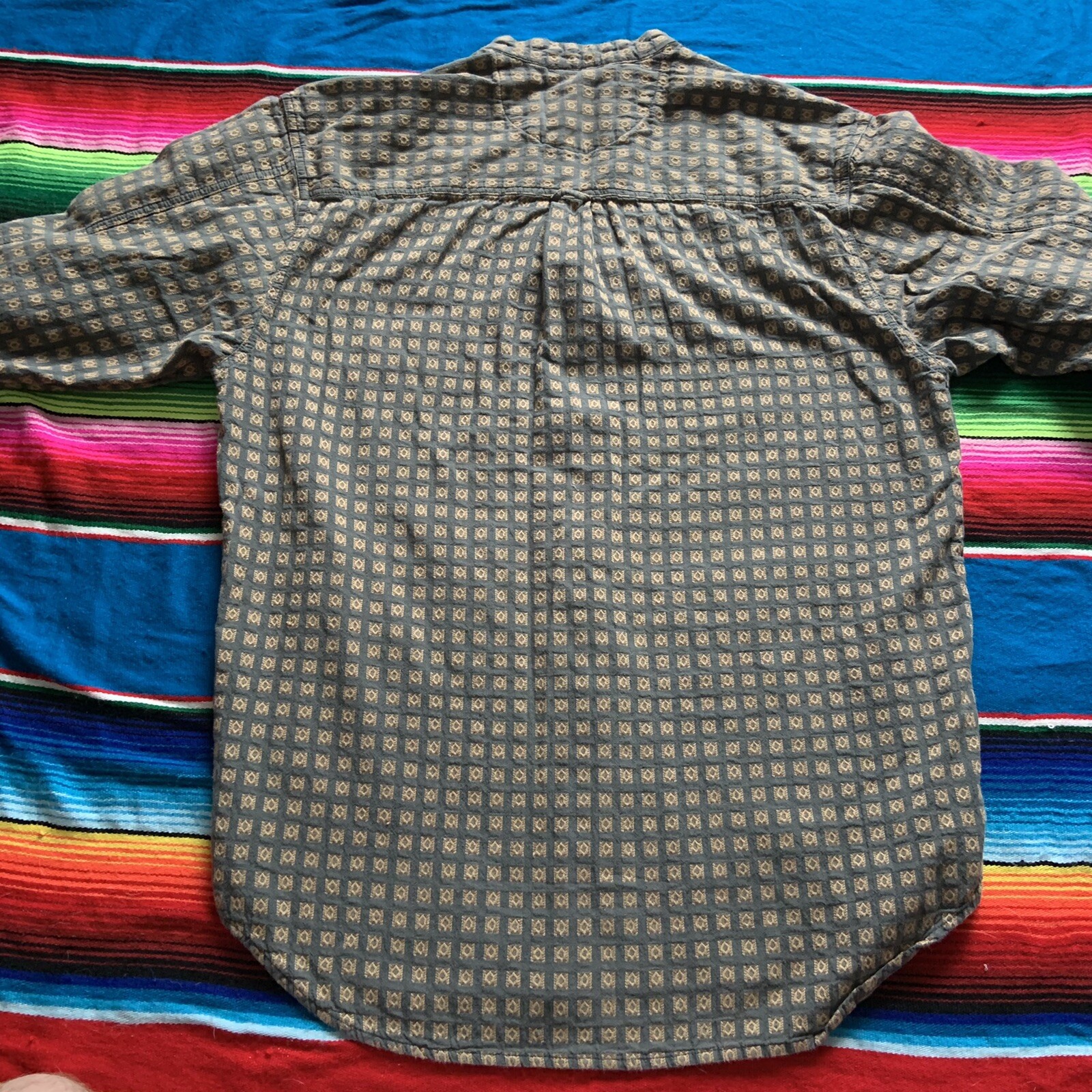 Territory Ahead Patterned Quarter Button Shirt Me… - image 3