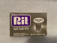 Rit Tint And Dye Pearl Grey 39 Packet 1 1/8 oz *NEW* ss1