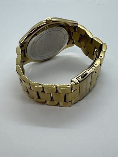 Michael Kors MK3381 Unisex Gold Stainless Steel Analog Dial Quartz Watch JNA442 - Picture 8 of 11
