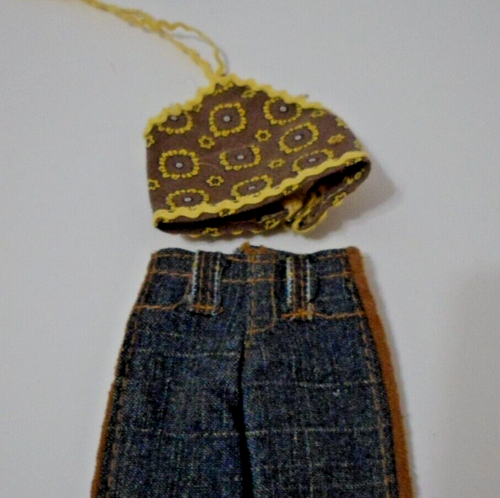 CLONE SKIPPER HALTER DENIM JEANS CLOTHES FIT SANDY MISS GWEN KITTY SISTER - Picture 2 of 3