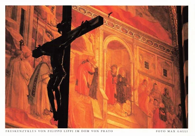 Italien - Freskenzyklus von Filippo Lippi im Dom von PRATO - Karte ungelaufen - Bild 1 von 2