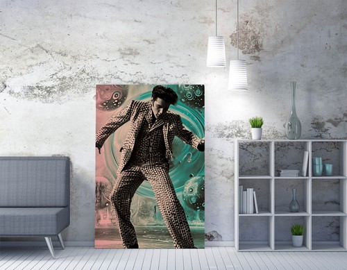 ROCK N ROLL DANCER PORTRAIT -DEEP FRAMED CANVAS WALL ART PICTURE PRINT - Picture 2 of 2
