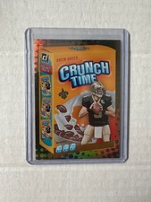 2022 Donruss Crunch Time #CT-6 Drew Brees New Orleans Saints SP