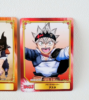 Black Clover Card/ASTA Set of 3/Jump Fair 2020 2022/SCF 2023/Yuno