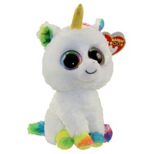 TY Beanie Boos - PIXY the Unicorn (Glitter Eyes) (6 inch) - MWMTs Boo Toy