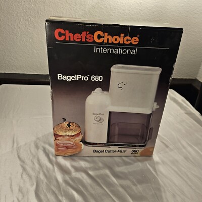 Chef's Choice International BagelPro 680 Bagel Cutter Plus Tested/Works