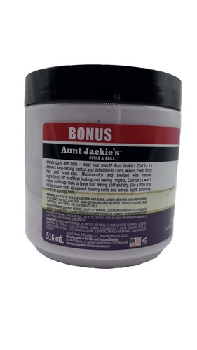 Aunt Jackie's Curl la la DEFINING CURL CUSTARD (+ 20% MORE CREAM) 18 oz / 511 g - Picture 8 of 9