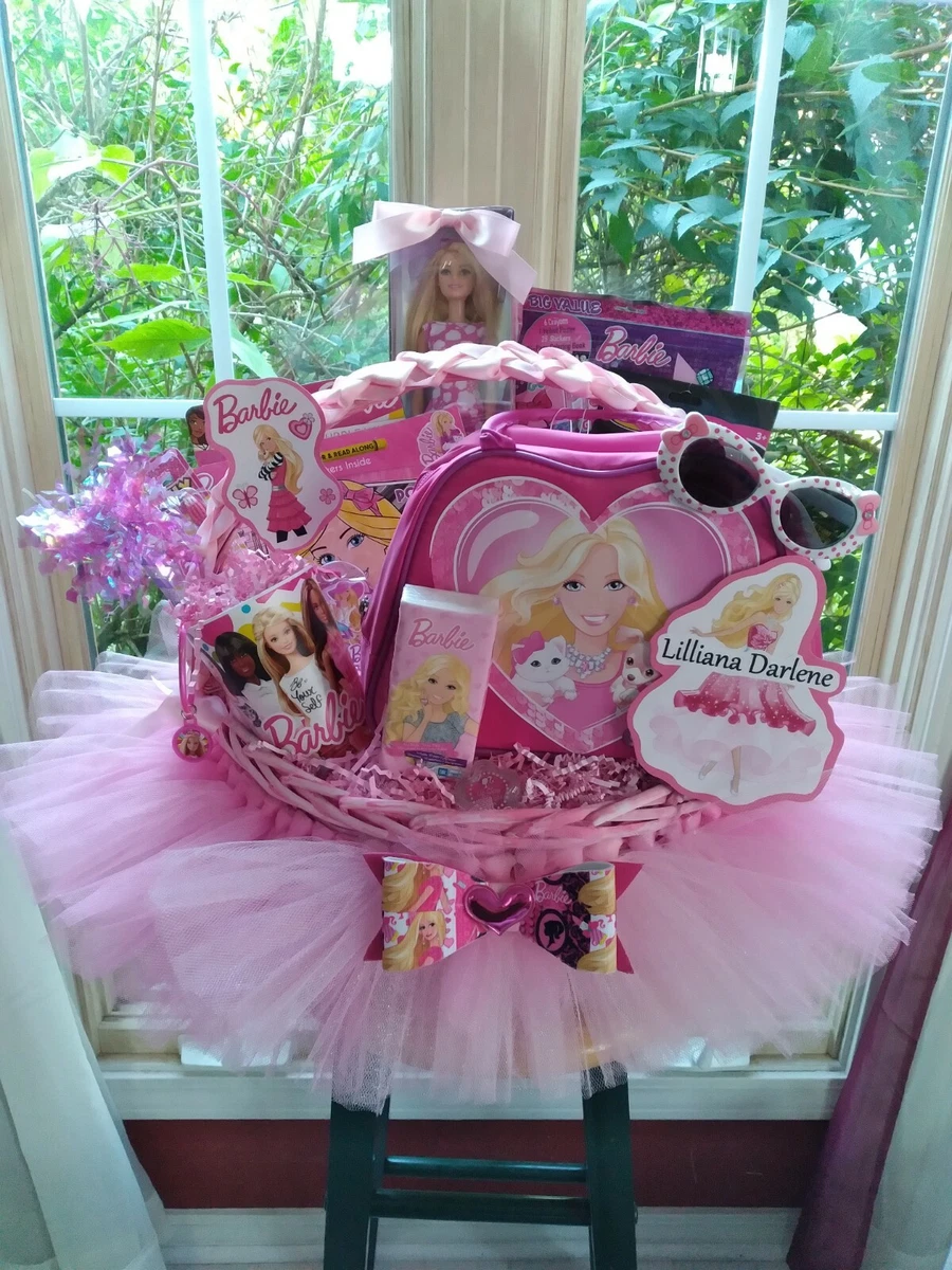 Barbie Theme Tutu Gift Basket  Birthday/Easter Gift Baskets