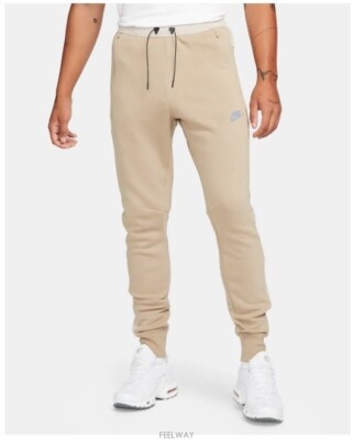 New Nike Men's Sportswear Air Max Fleece Joggers DJ5081-247 Khaki