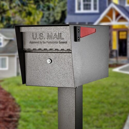 Mail Boss 7508 Curbside Mail Manager Security, Bronze Locking Mailbox - Picture 2 of 12