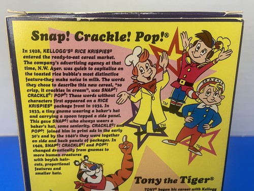 Kellogg's Cereal City Stars USA ~ Rice Krispies Pop Figurine ©️1998 w/Box - Picture 11 of 12