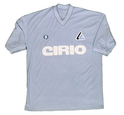 Napoli Cirio Maradona 1984 Retro Soccer Jersey Home - Picture 5 of 9