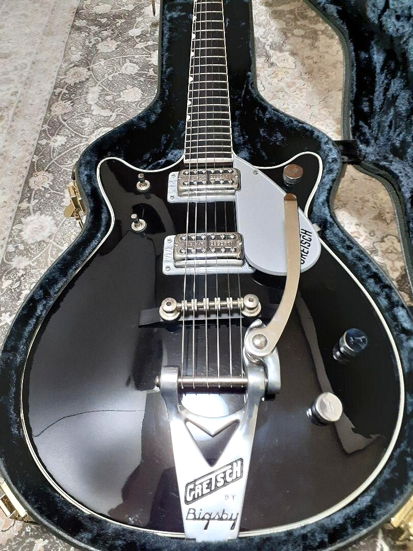 Gretsch G6128T-1962 Duo Jet Double Cutaway Guitar Black