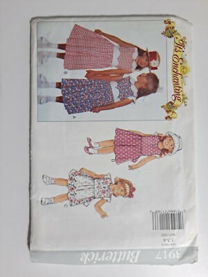 Butterick #3917 Children's Dress - Multiple Sizes