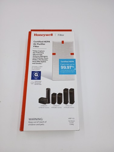 NEW HONEYWELL HEPA AIR PURIFIER FILTER G HRF-G1 FOR HPA030 HPA020 HPA080 HPA180