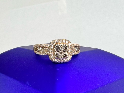 Le Vian® 3/4ctw Chocolate Diamonds® and Nude Diamonds™ in 14k Honey Gold™ Ring - Picture 9 of 10