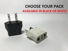 EU US USA to AU Australia New Zealand Plug Adapter Power Charger in Multi Packs