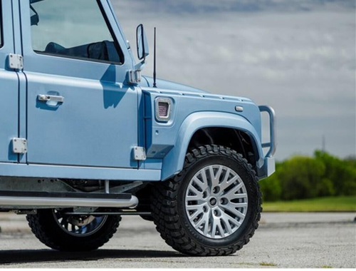 LAND ROVER classic DEFENDER 90 110 18x9 WHEELS RIMS silver (5) 1996 ...