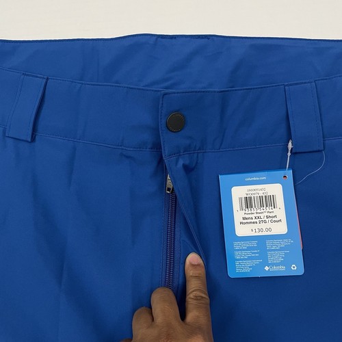 $130 Mens Size XXL Short Columbia Powder Stash Waterproof Lined Pants WO0979 - Picture 3 of 12