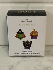 Hallmark Ornament Vintage Halloween Cuties Miniatures 2021 NIB