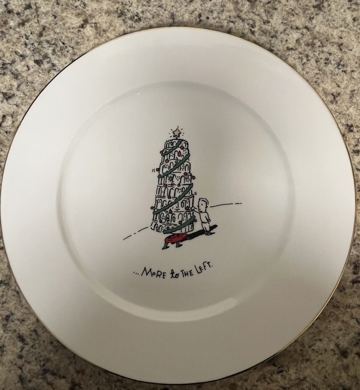 Merry Masterpieces “More to the Left” Dinner Plate Replacement 1999 Daytons