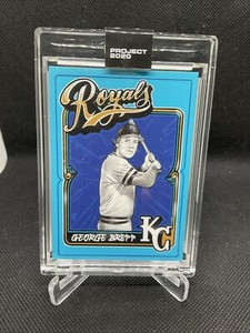 Topps Project 2020 Card 43 1975 George Brett by Mister Cartoon KC Royals