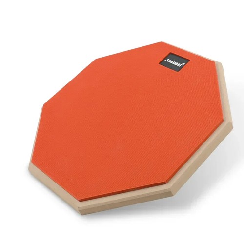 Tambor mudo de madera de goma de 8 pulgadas práctica entrenamiento tambor pad instrumento de percusión... - Imagen 7 de 9