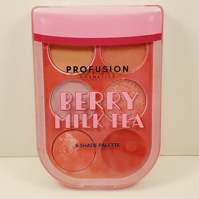 Profusion Cosmetics Berry Milk Tea 6-Shade Palette FPA007