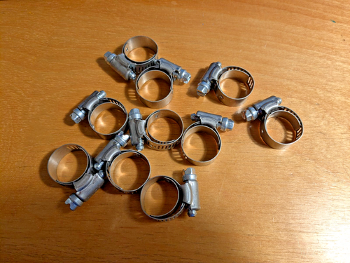 Ideal Tridon 5306051 Stainless Steel 1/2" Size 6 Lined Hose Clamp - Box of 10 - Picture 3 of 3