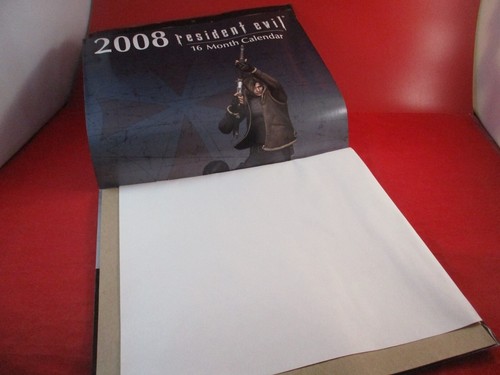 Resident Evil 2008 Promotional Calendar w/ Unused Sticker Sheet by Prima Games - Picture 10 of 23