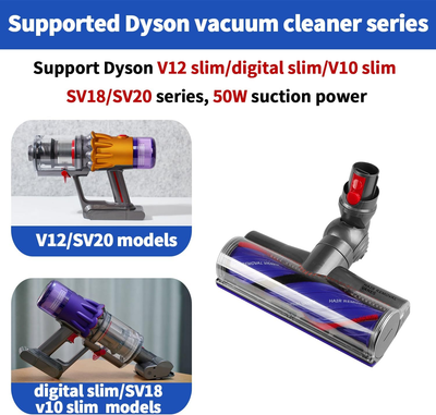 Upgrade Anti-Tangle Motorhead Cleaner Replacement for Dyson V12